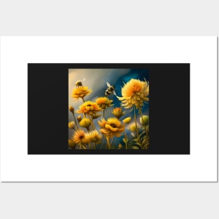 Wild Flowers Growing Posters and Art